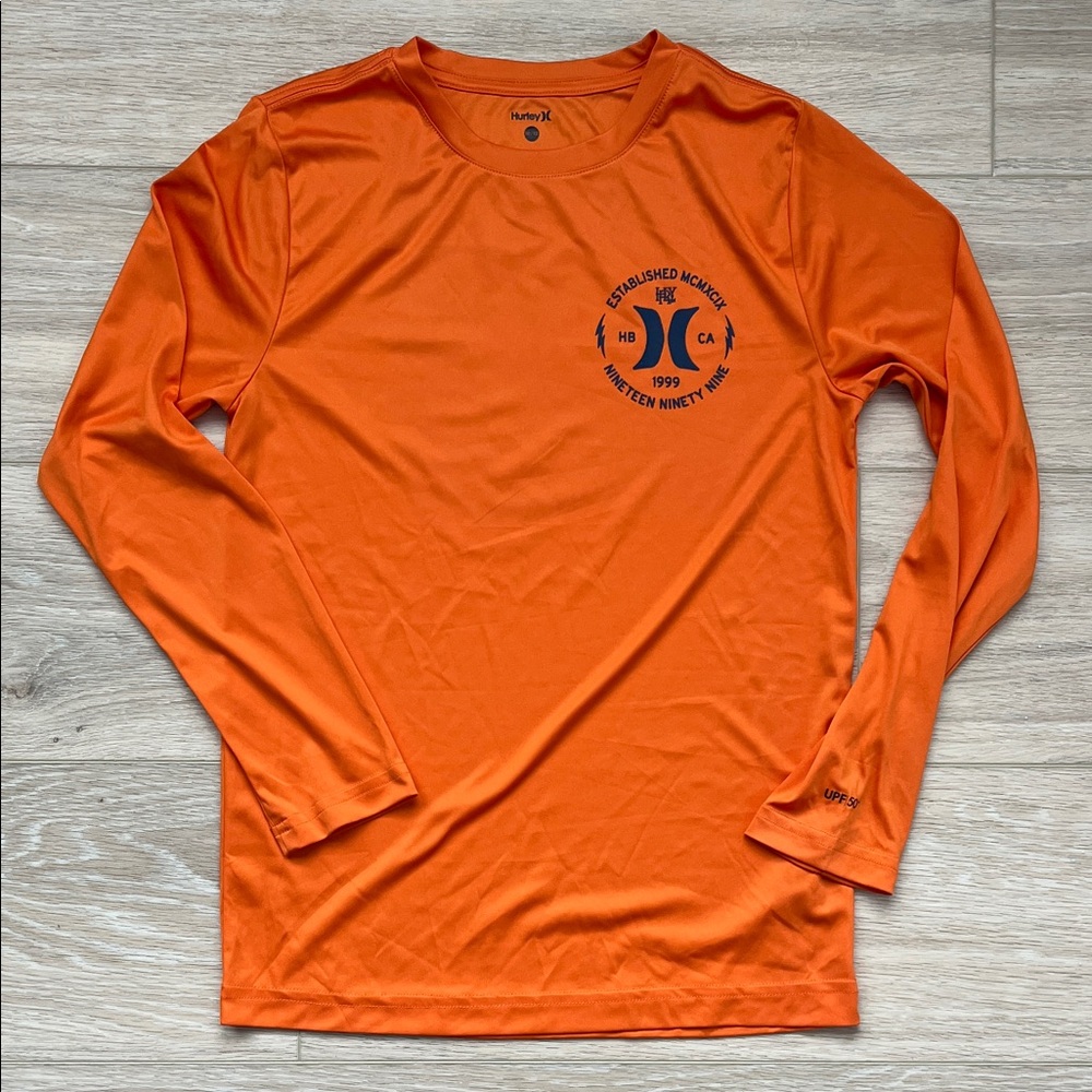 Hurley Vibrant Orange Long Sleeve Tee